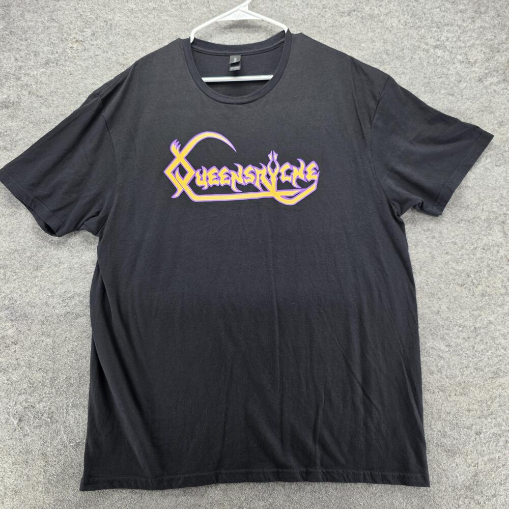 Queensryche Shirt Mens XL Black Origins Tour 2024 Graphic Band Tee Music Rock